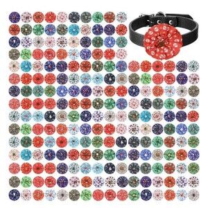 200 pieces christmas themed collar accessories